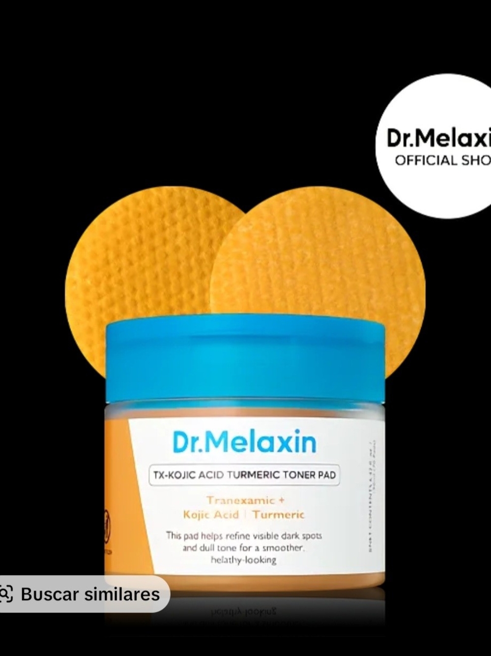 Turmeric Toner Pads — Blue & Yellow